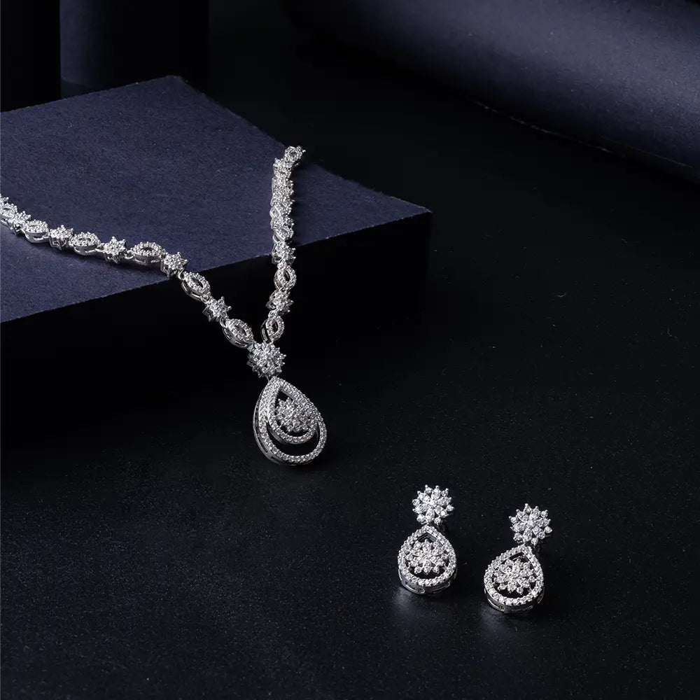 Classic Diamond Necklace Set - Own It Pure