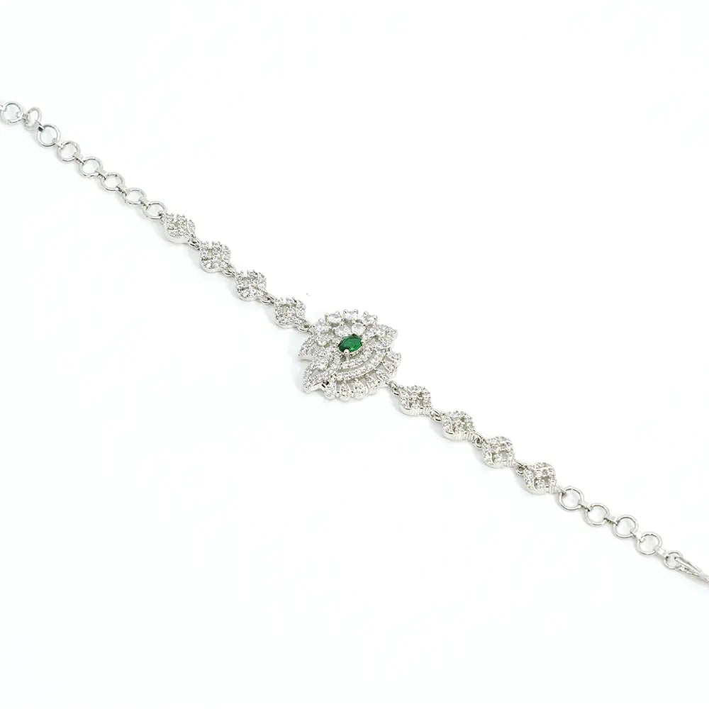 Emerald Bloom Bracelet