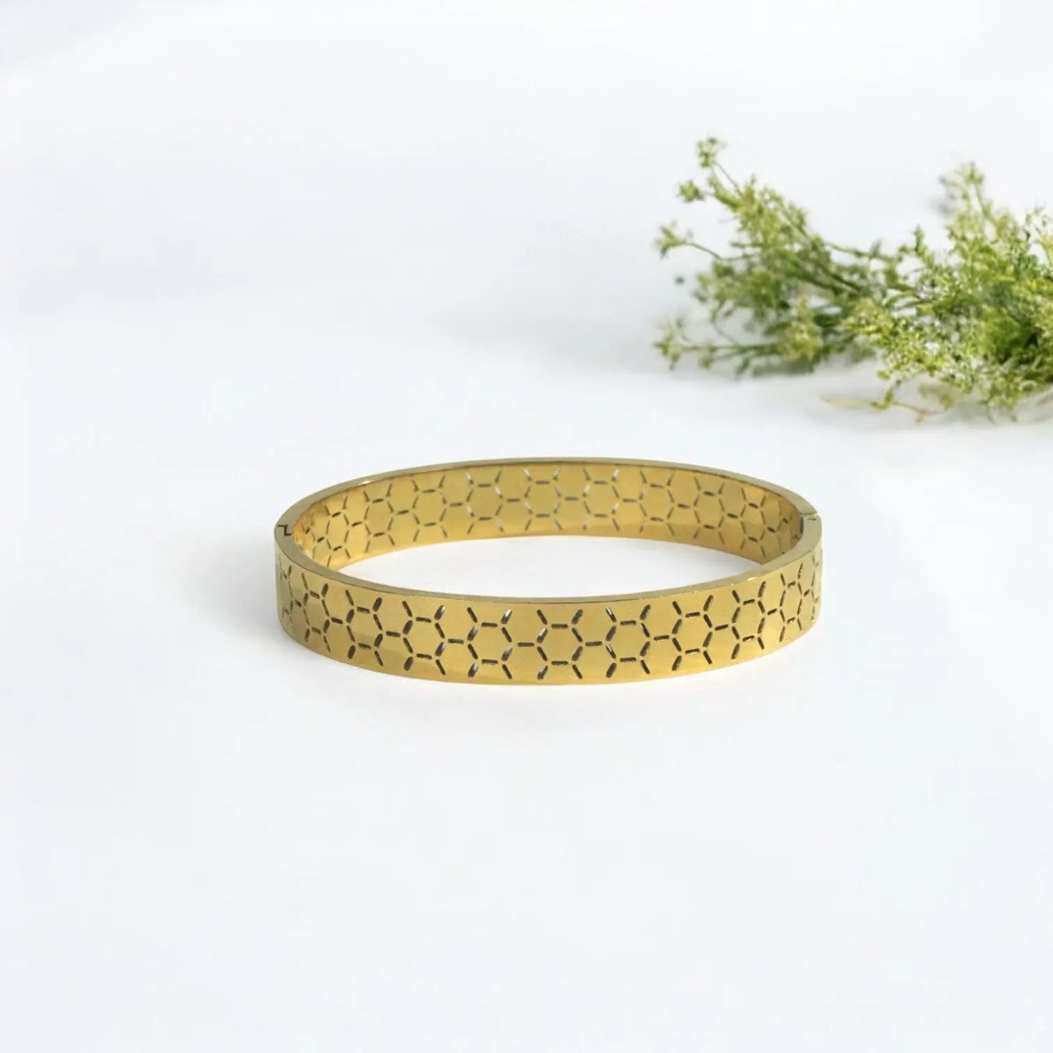 Hexagon Cuff Bracelet Own It Pure