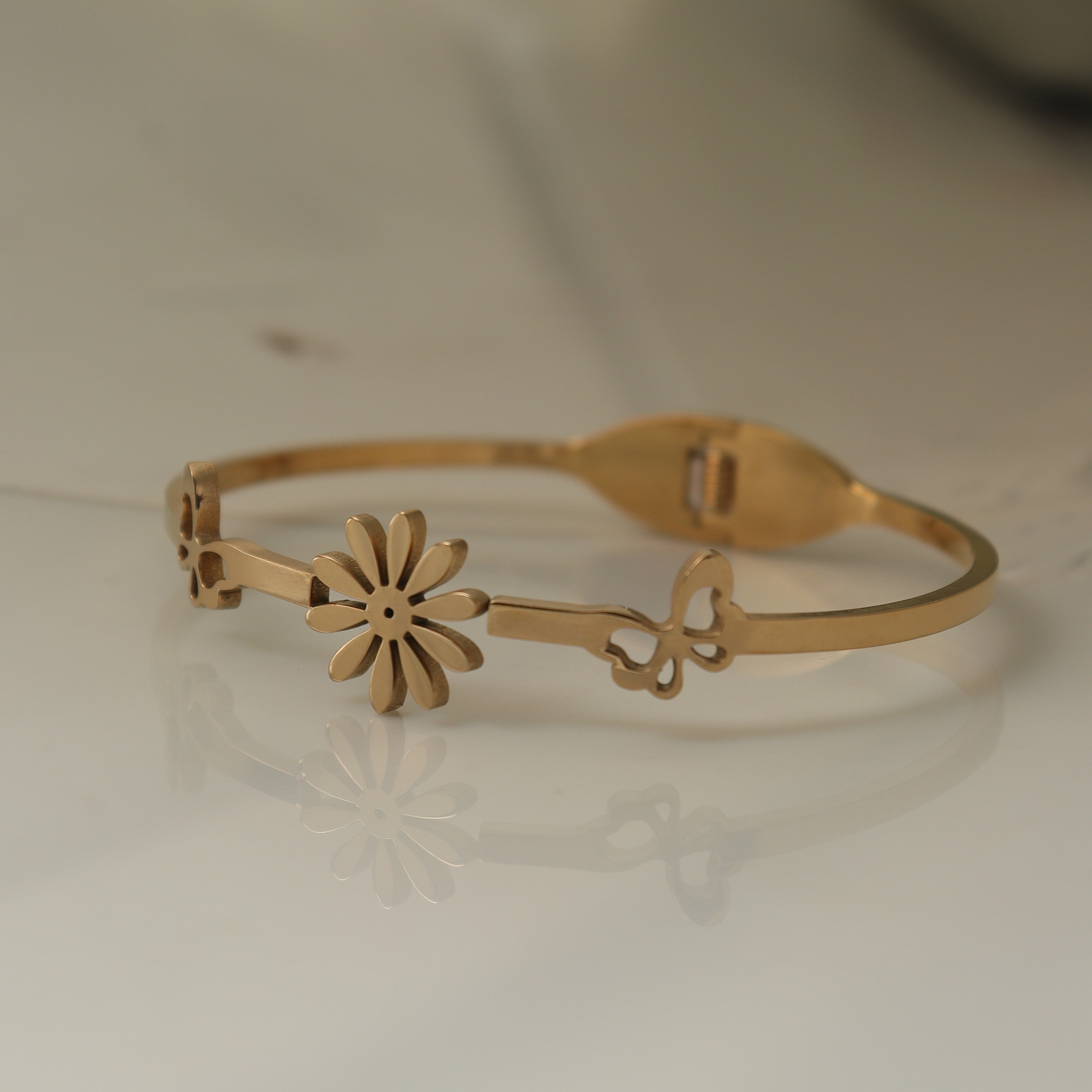 Floral Butterfly Bracelet