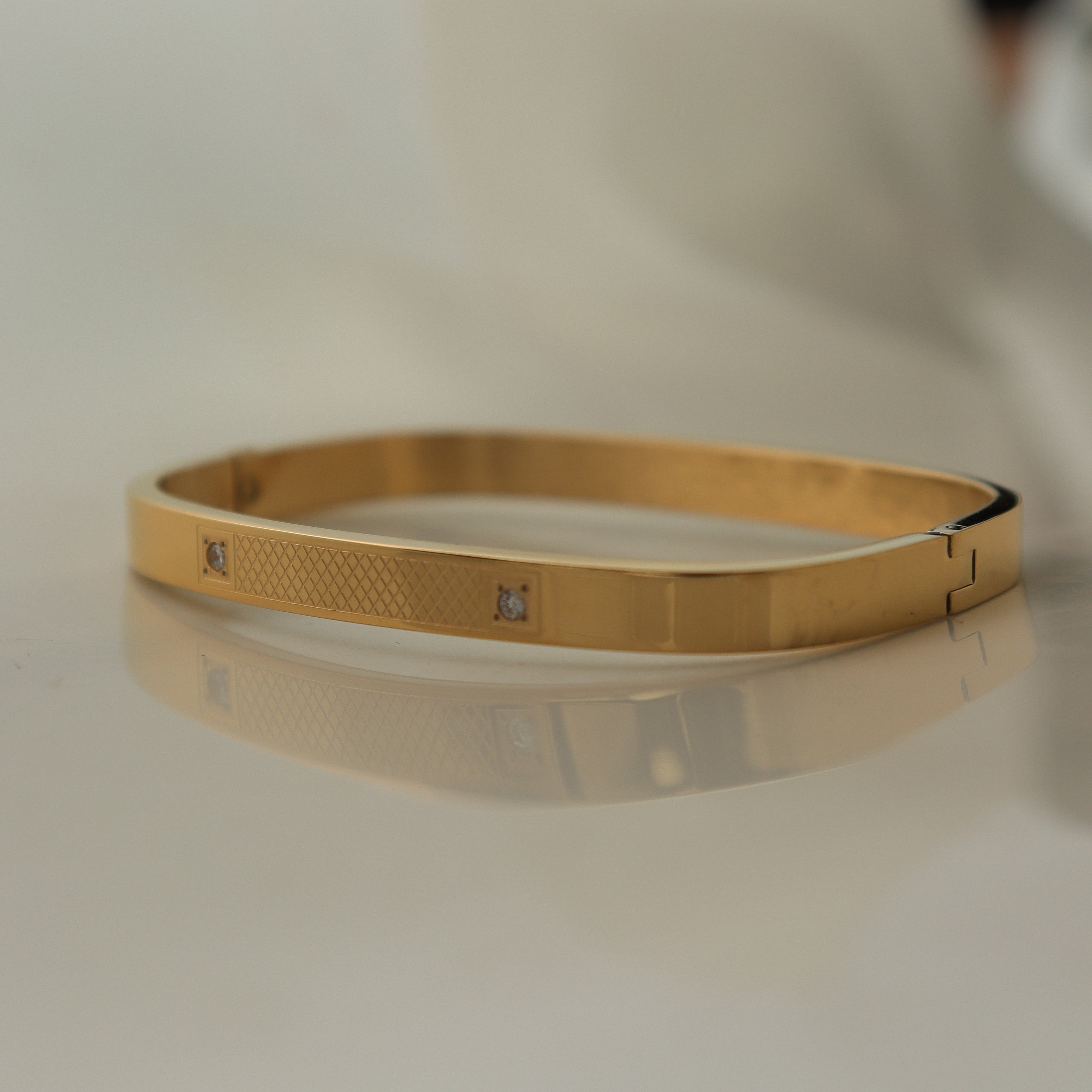 Gold Cuff Bracelet - Own It Pure