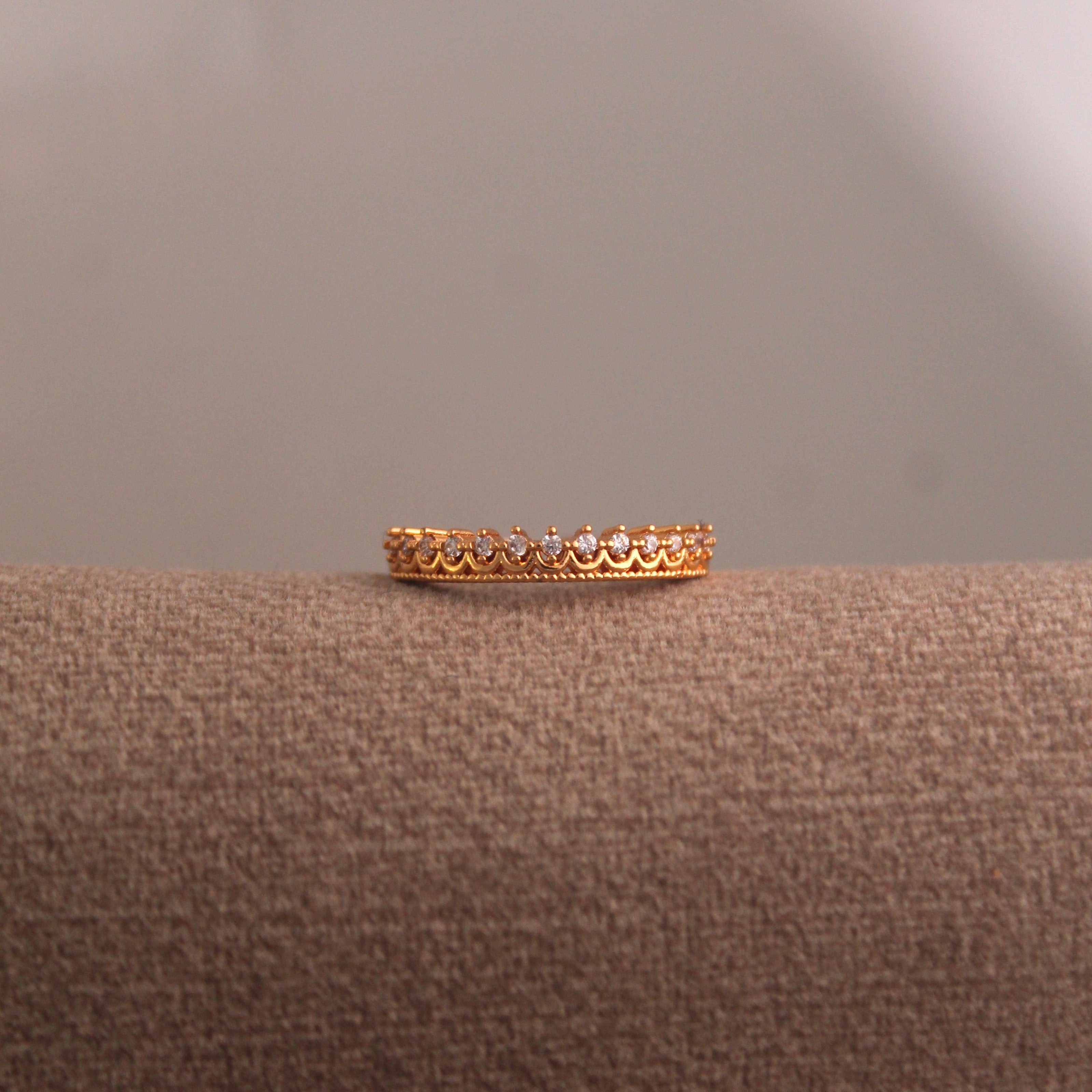 Gold Crown Ring