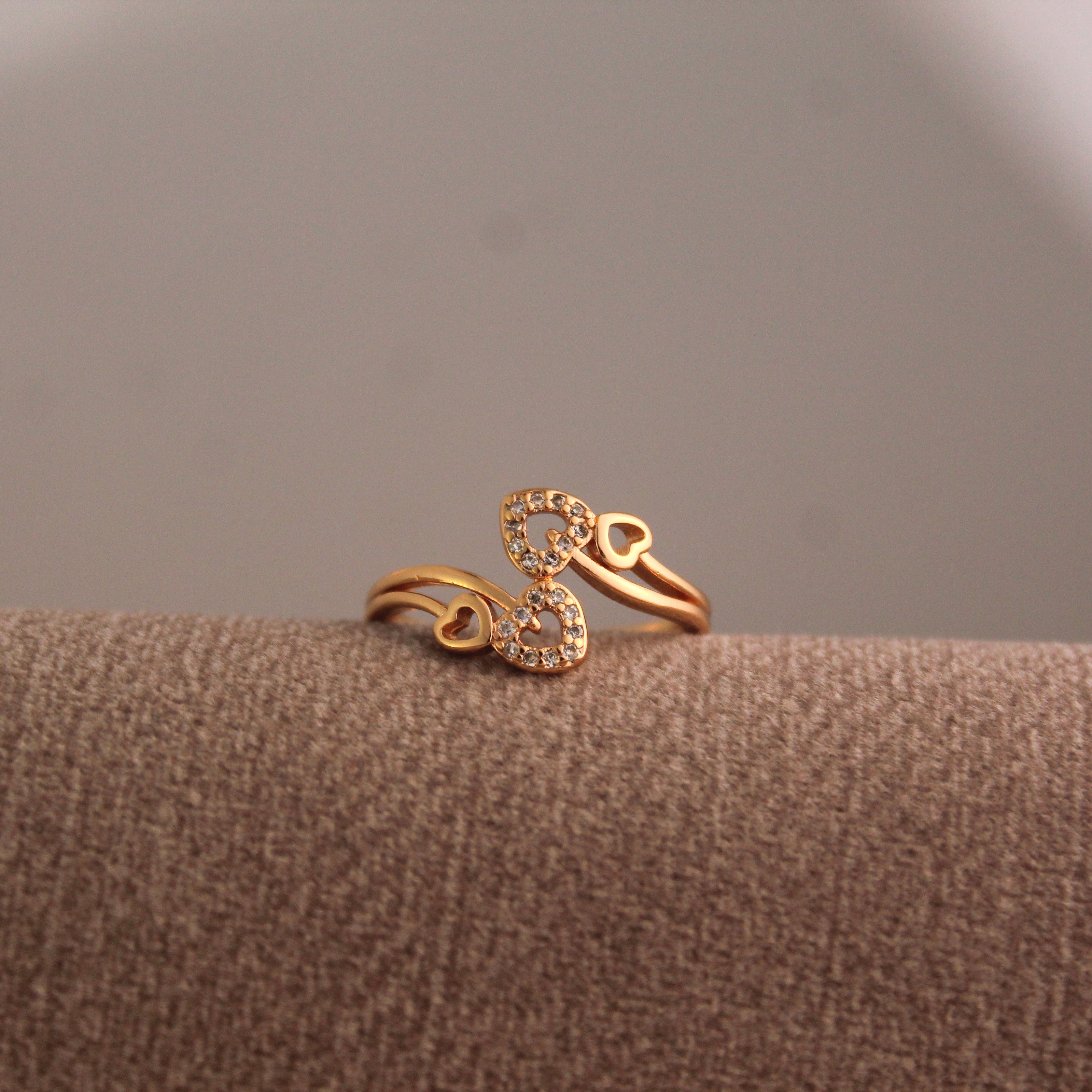 Love Linked Gold Ring