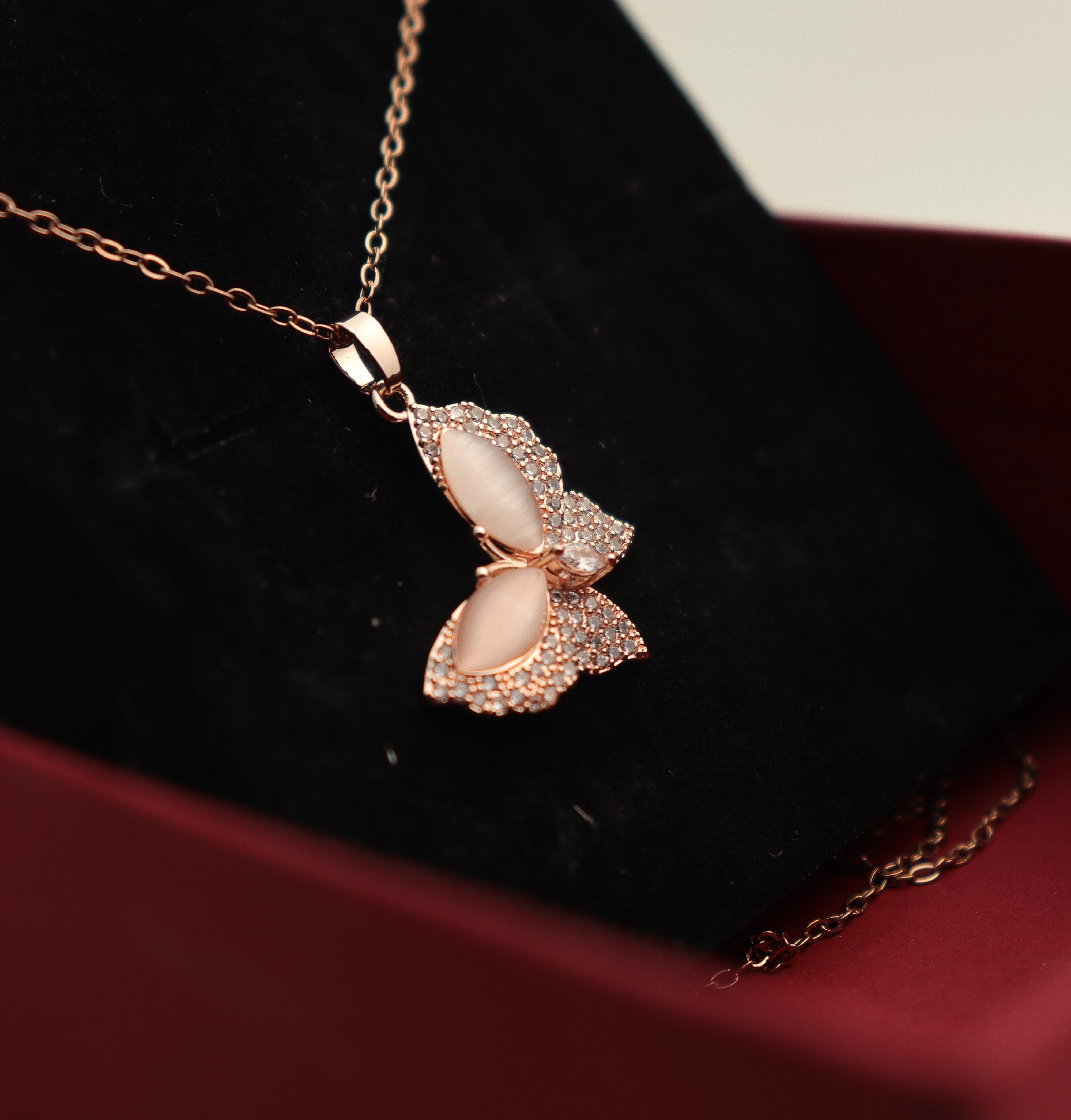 Crystal Butterfly Necklace