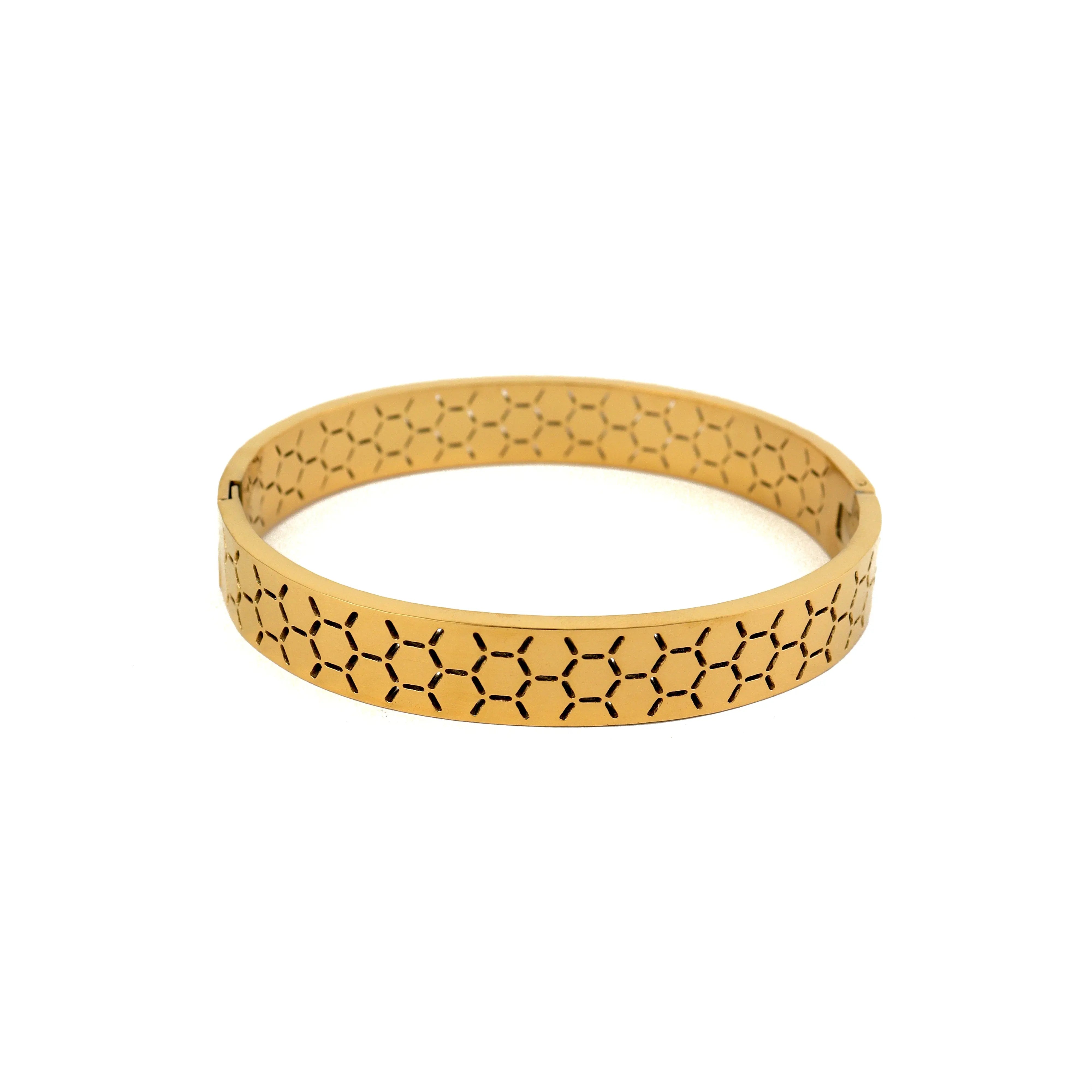 Hexagon Cuff Bracelet Own It Pure